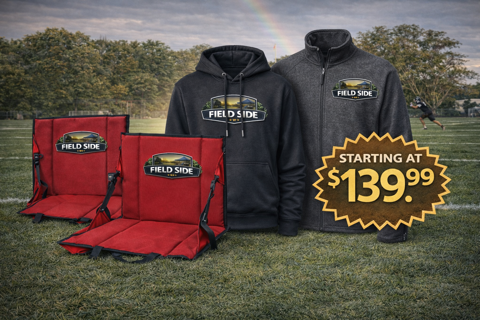 FieldSide Bleacher Comfort & Outerwear Bundle